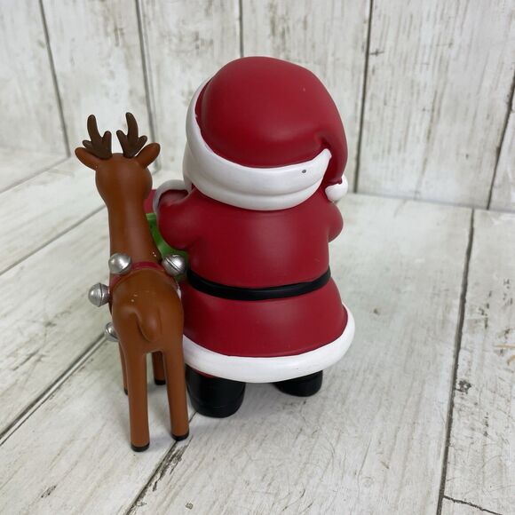Hallmark Count Down To Christmas Santa and Reindeer - Picture 4 of 8